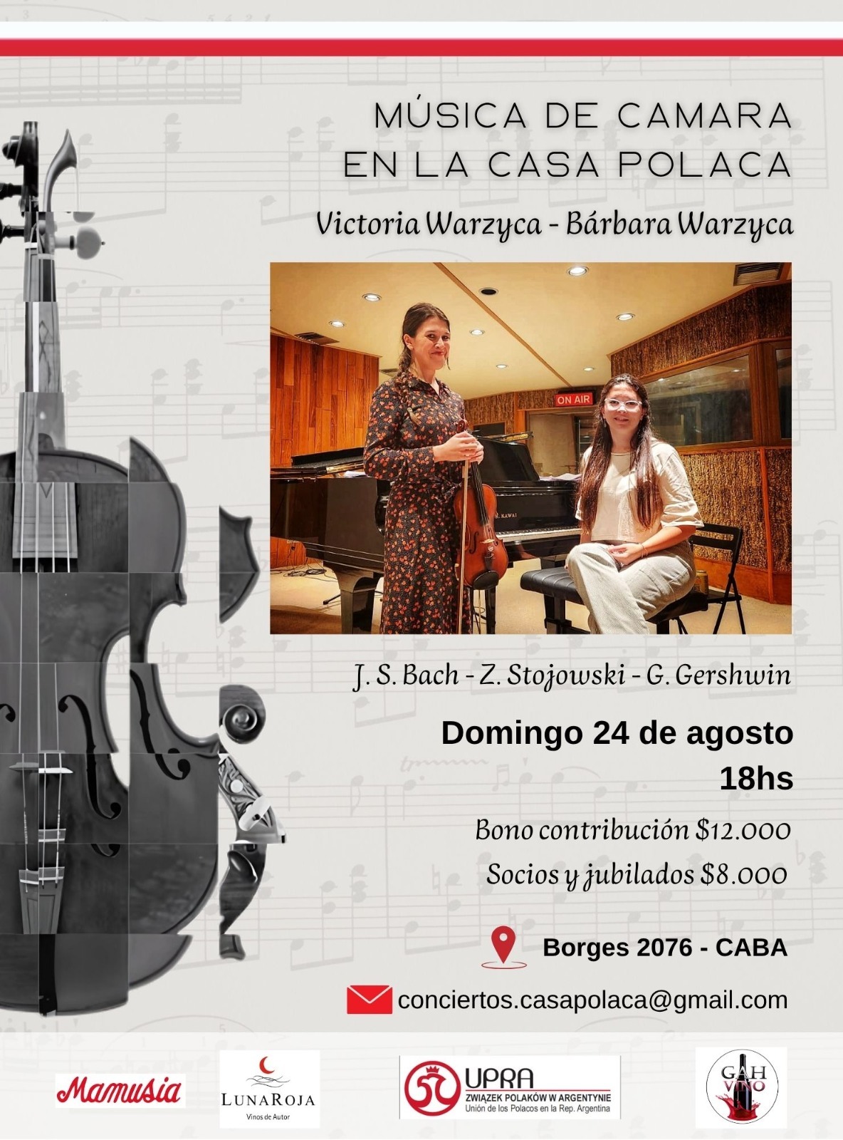 Ciclo de Música de Cámara en la Casa Polaca
